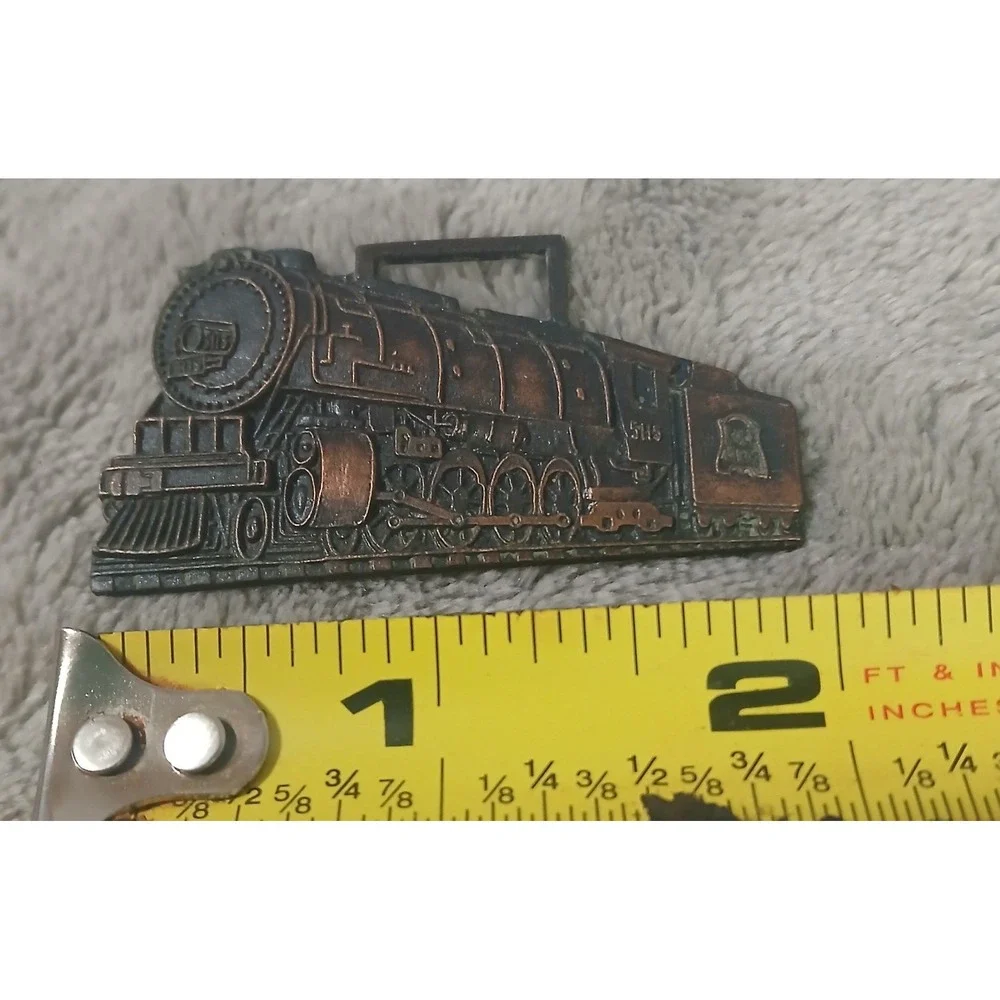 Vtg Steam Locomotive Train Engine Watch Fob Railroad Rock‎ Island Line 5115 NOS